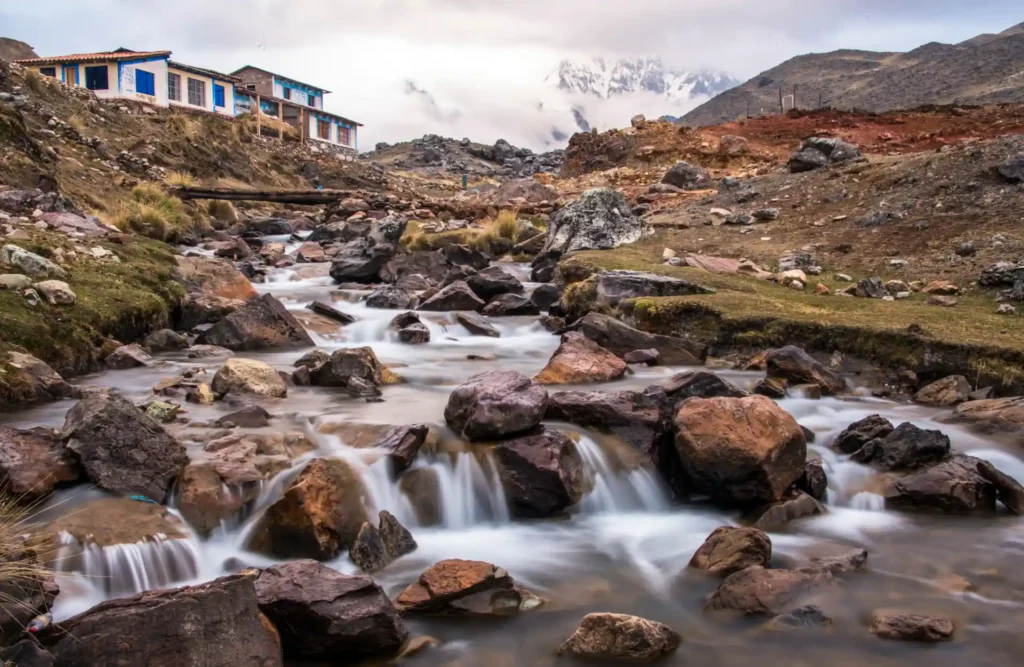 Pacchanta's thermal baths will ready us for the returning trip by bus!