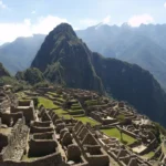 Machu Picchu's classical postard-type photo