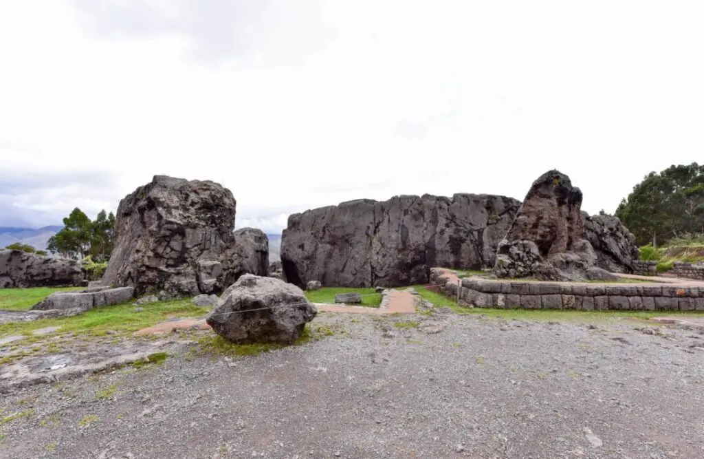 Qenqo's amphitheater is right away from the entrance to the archaeological complex.